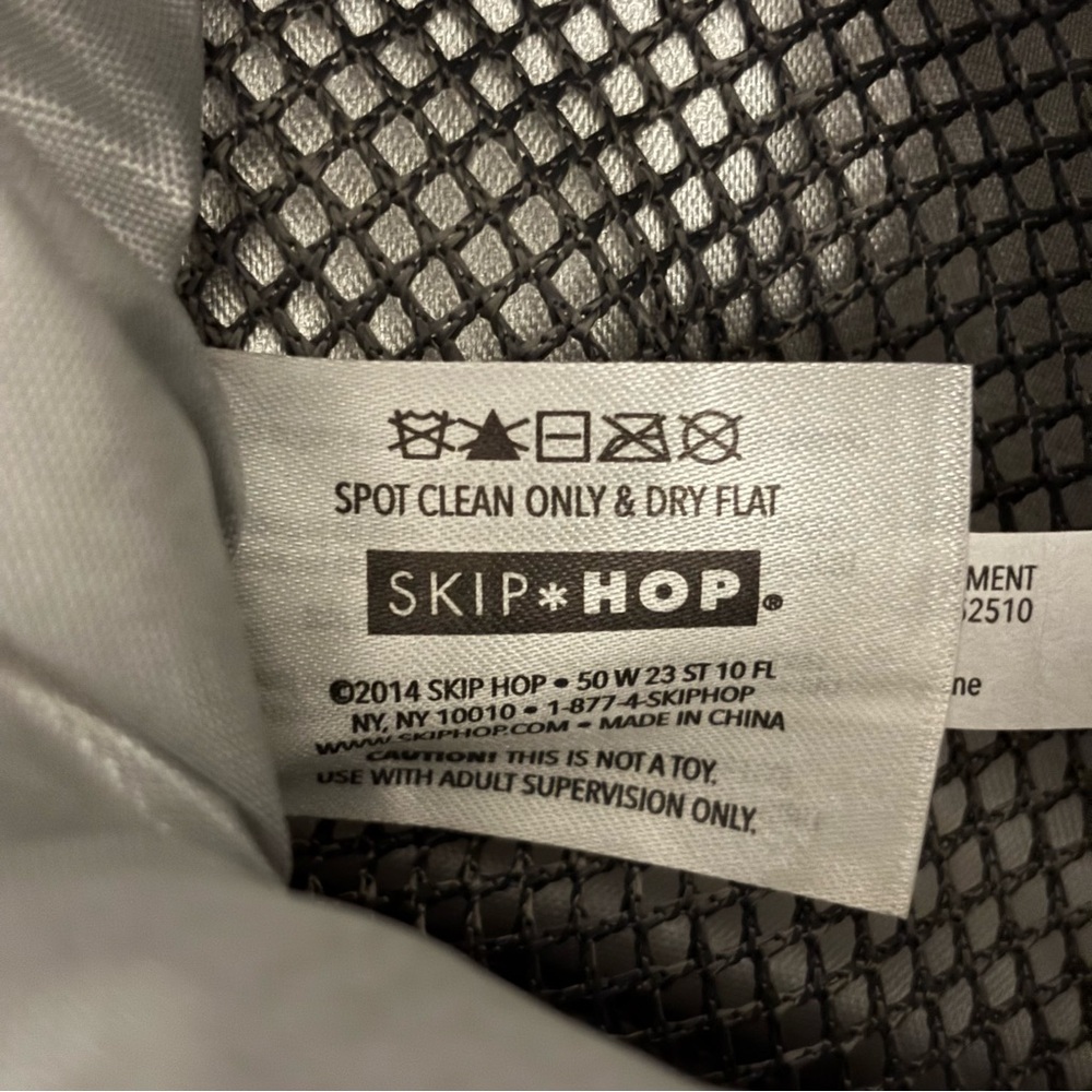 Skip Hop Grab & Go Double Bottle Insulated Bag, Gray/White Stripe - Picture 7 of 7